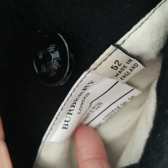 NWT Burberry Mid-Length Raglan Sleeves 100% Cashmere Coat - Picture 10 of 14